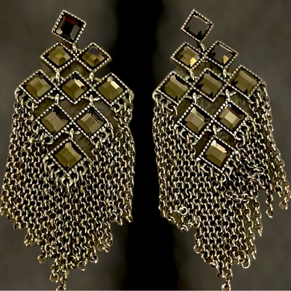 Diamond Cascade Earrings